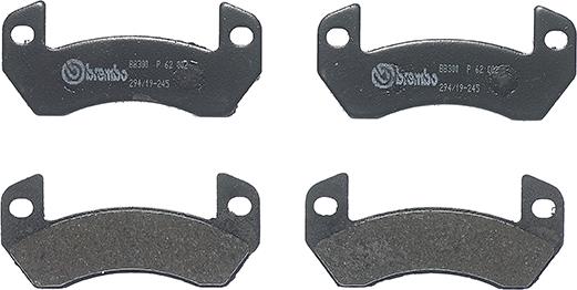 Brembo P 62 002 - Гальмівні колодки, дискові гальма autozip.com.ua