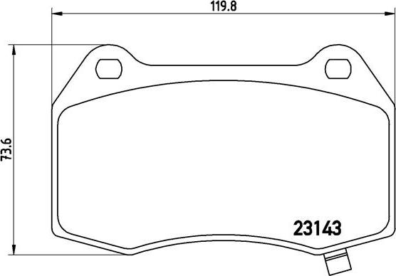 Brembo P 09 003 - Гальмівні колодки, дискові гальма autozip.com.ua