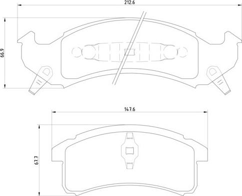 Brembo P 09 002 - Гальмівні колодки, дискові гальма autozip.com.ua