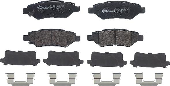 Brembo P 09 014 - Гальмівні колодки, дискові гальма autozip.com.ua