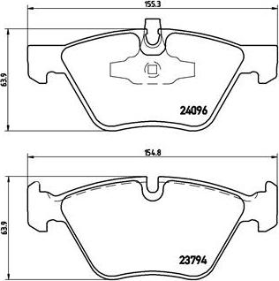 Brembo P 06 040X - Гальмівні колодки, дискові гальма autozip.com.ua