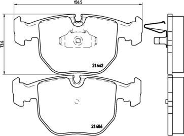 Brembo P 06 048 - Гальмівні колодки, дискові гальма autozip.com.ua