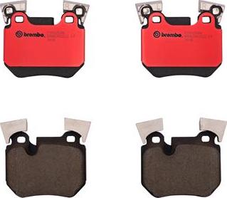 Brembo P06059N - Гальмівні колодки, дискові гальма autozip.com.ua