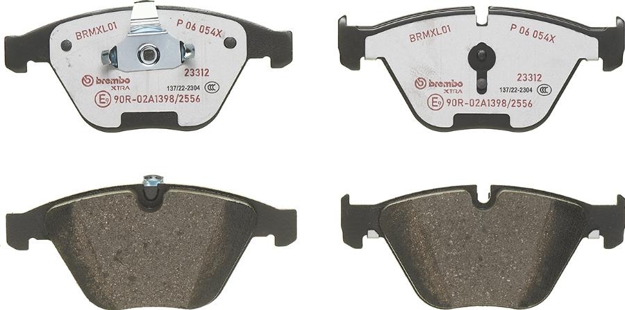 Brembo P 06 054X - Гальмівні колодки, дискові гальма autozip.com.ua
