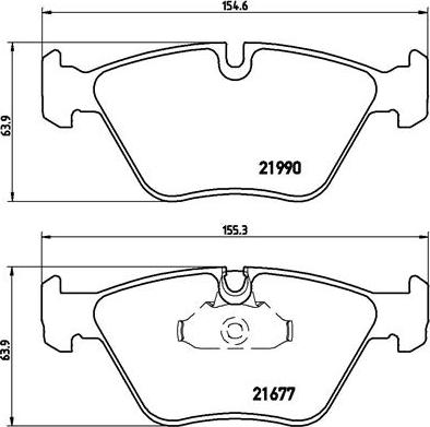 Brembo P 06 065 - Гальмівні колодки, дискові гальма autozip.com.ua