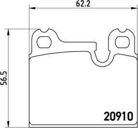 Brembo P 06 005 - Гальмівні колодки, дискові гальма autozip.com.ua