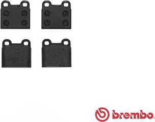 Brembo P 06 001 - Гальмівні колодки, дискові гальма autozip.com.ua