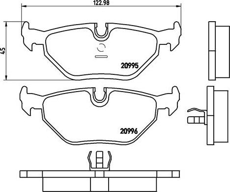 Brembo P 06 011 - Гальмівні колодки, дискові гальма autozip.com.ua