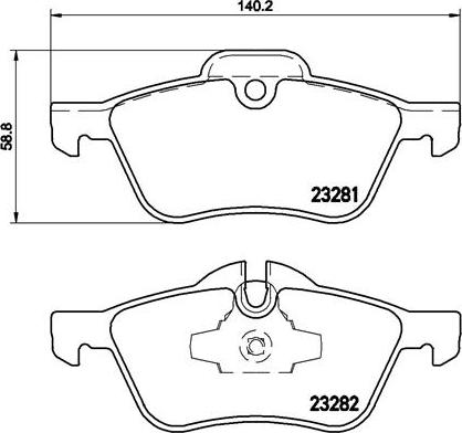 Brembo P 06 030 - Гальмівні колодки, дискові гальма autozip.com.ua