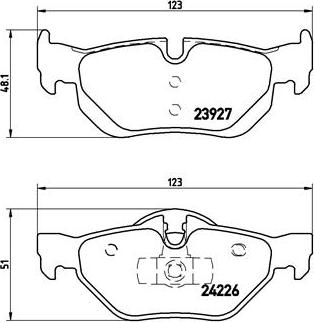Brembo P 06 038 - Гальмівні колодки, дискові гальма autozip.com.ua