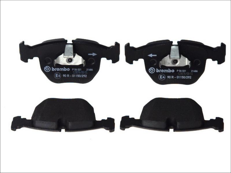 Brembo P 06 021 - Гальмівні колодки, дискові гальма autozip.com.ua