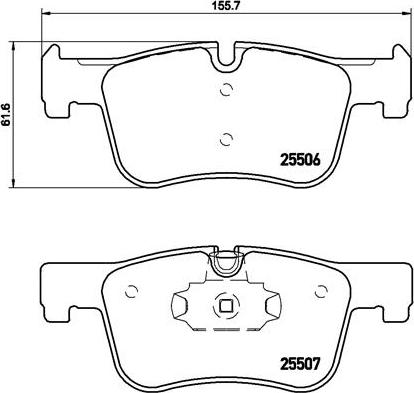 Brembo P 06 070X - Гальмівні колодки, дискові гальма autozip.com.ua