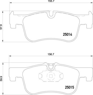 Brembo P 06 078 - Гальмівні колодки, дискові гальма autozip.com.ua