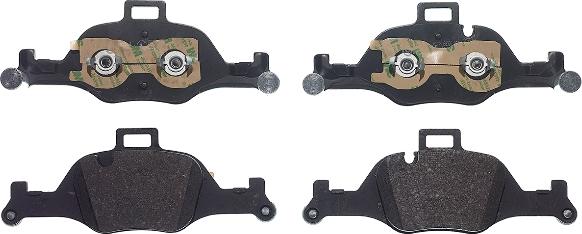 Brembo P 06 107 - Комплект гальмівних колодок з 4 шт. дисків autozip.com.ua