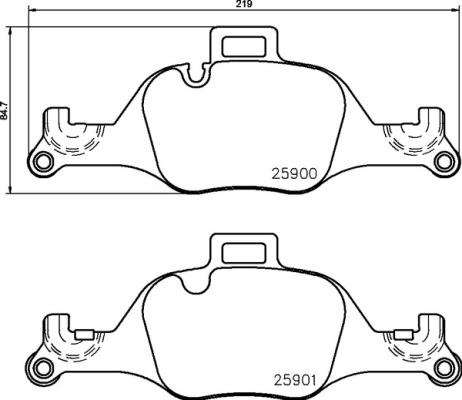 Brembo P 06 107 - Гальмівні колодки, дискові гальма autozip.com.ua