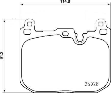 Brembo P 06 110 - Гальмівні колодки, дискові гальма autozip.com.ua