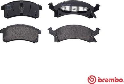 Brembo P 07 004 - Гальмівні колодки, дискові гальма autozip.com.ua