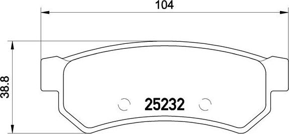 Brembo P 10 053 - Гальмівні колодки, дискові гальма autozip.com.ua