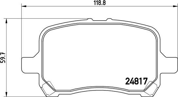 Brembo P 10 014 - Гальмівні колодки, дискові гальма autozip.com.ua