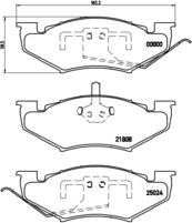 Brembo P 11 005 - Гальмівні колодки, дискові гальма autozip.com.ua