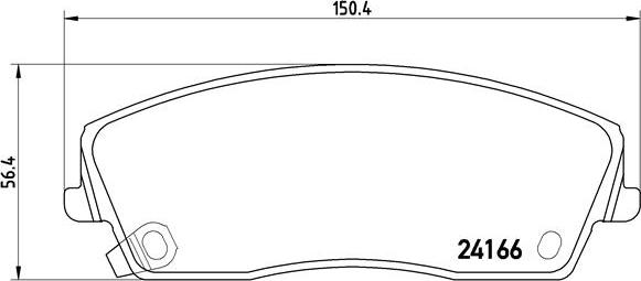 Brembo P 11 019 - Гальмівні колодки, дискові гальма autozip.com.ua