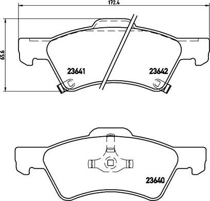 Brembo P 11 015 - Гальмівні колодки, дискові гальма autozip.com.ua