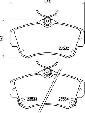 Brembo P 11 012 - Гальмівні колодки, дискові гальма autozip.com.ua