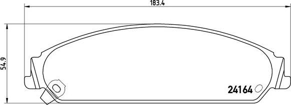 Brembo P 11 017 - Гальмівні колодки, дискові гальма autozip.com.ua