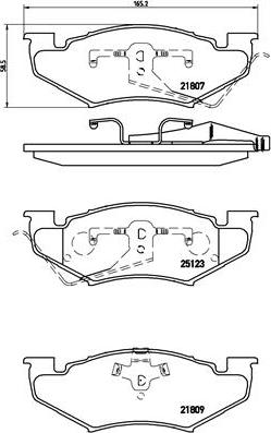 Brembo P 11 020 - Гальмівні колодки, дискові гальма autozip.com.ua