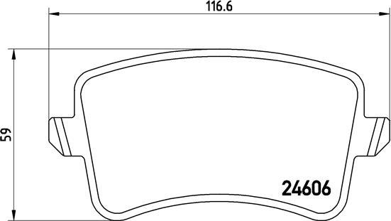 Brembo P 85 099X - Гальмівні колодки, дискові гальма autozip.com.ua