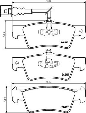 Brembo P 85 091 - Гальмівні колодки, дискові гальма autozip.com.ua