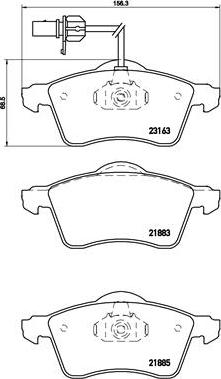 Brembo P 85 049 - Гальмівні колодки, дискові гальма autozip.com.ua