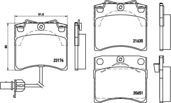 Brembo P 85 048 - Гальмівні колодки, дискові гальма autozip.com.ua