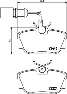 Brembo P 85 059 - Гальмівні колодки, дискові гальма autozip.com.ua