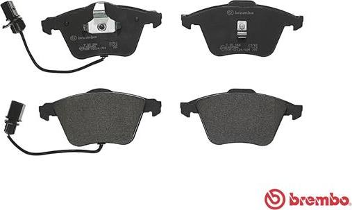 Brembo P 85 056 - Гальмівні колодки, дискові гальма autozip.com.ua