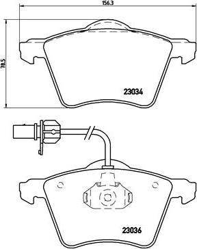 HELLA T1179 - Гальмівні колодки, дискові гальма autozip.com.ua