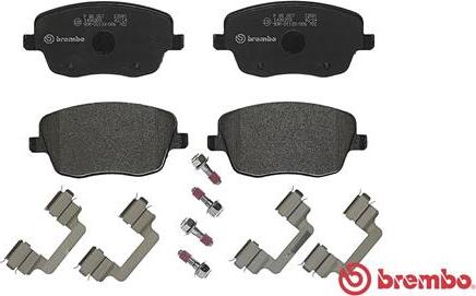 Brembo P 85 057 - Гальмівні колодки, дискові гальма autozip.com.ua