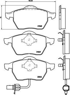 Brembo P 85 060 - Гальмівні колодки, дискові гальма autozip.com.ua