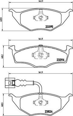 Brembo P 85 063 - Гальмівні колодки, дискові гальма autozip.com.ua