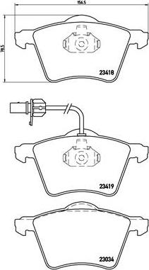 Brembo P85062N - Гальмівні колодки, дискові гальма autozip.com.ua