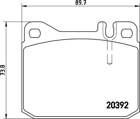 Brembo P 85 007 - Гальмівні колодки, дискові гальма autozip.com.ua