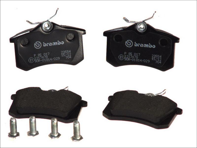 Brembo P 85 017 - Гальмівні колодки, дискові гальма autozip.com.ua