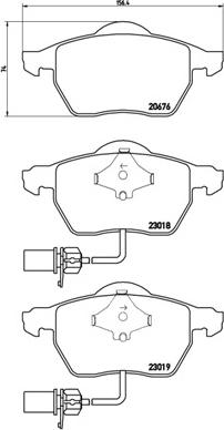 Brembo P 85 085X - Гальмівні колодки, дискові гальма autozip.com.ua