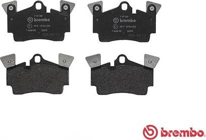 Brembo P 85 088 - Гальмівні колодки, дискові гальма autozip.com.ua