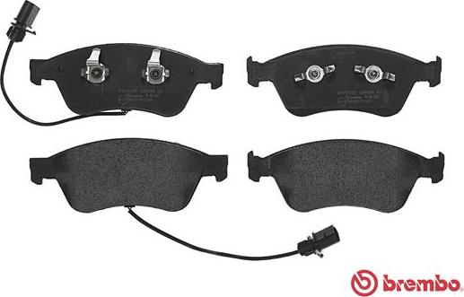 Brembo P 85 087 - Гальмівні колодки, дискові гальма autozip.com.ua