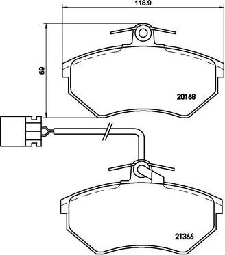 Brembo P 85 034 - Гальмівні колодки, дискові гальма autozip.com.ua