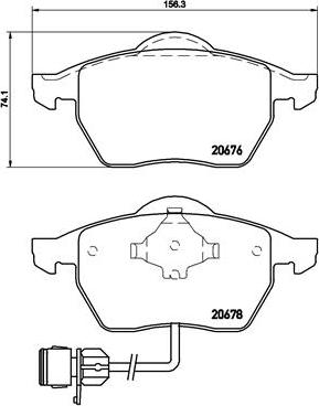 Brembo P 85 026 - Гальмівні колодки, дискові гальма autozip.com.ua