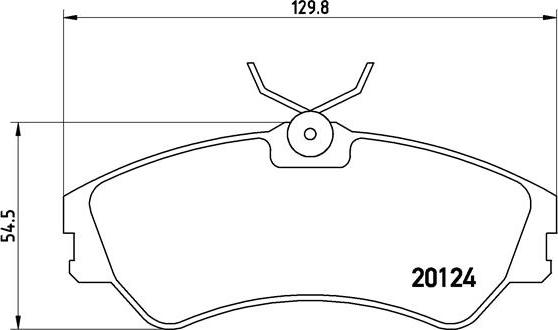 Brembo P 85 028 - Гальмівні колодки, дискові гальма autozip.com.ua