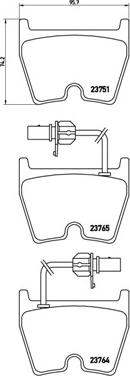 Brembo P 85 078 - Гальмівні колодки, дискові гальма autozip.com.ua