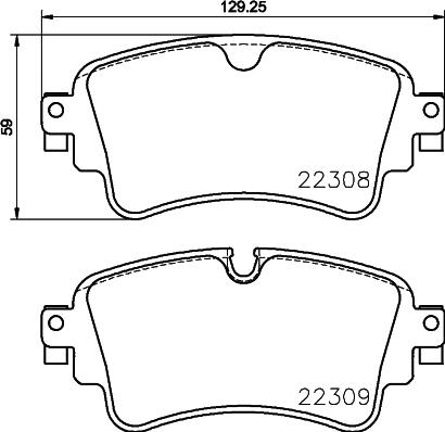 Brembo P85154N - Гальмівні колодки, дискові гальма autozip.com.ua